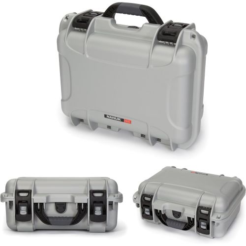  Nanuk 915 Waterproof Hard Case with Foam Insert - Silver