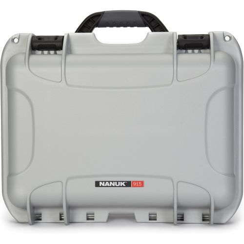  Nanuk 915 Waterproof Hard Case with Foam Insert - Silver