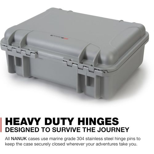  Nanuk 930-0005 930 Waterproof Hard Case, Empty, Silver