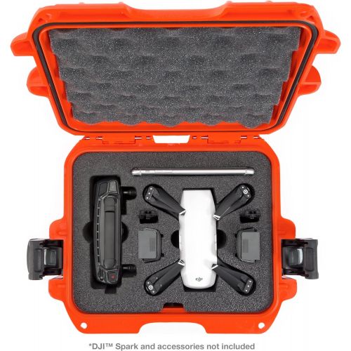  Nanuk 915 Waterproof Hard Drone Case with Custom Foam Insert for DJI Spark Flymore - Olive