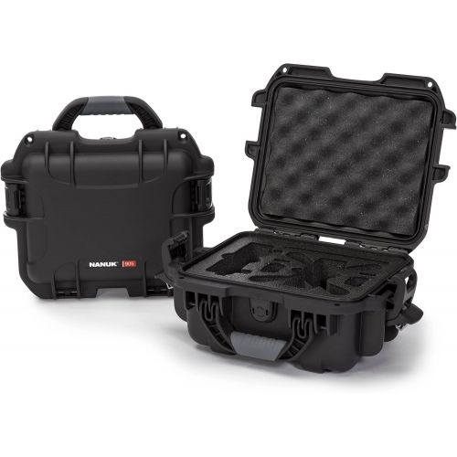  Nanuk 905 Waterproof Hard Drone Case with Custom Foam Insert for DJI Spark  Black