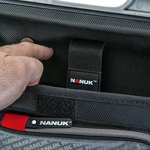  Nanuk 935 Waterproof Hard Case with Wheels and Padded Divider - Silver