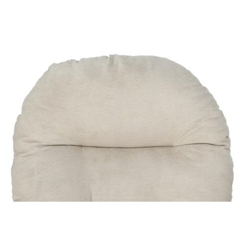  Naomi Home Brisbane Glider & Ottoman Set-Cushion Color:Cream,Finish:Espresso