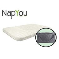 NapYou Amazon Exclusive Pack n Play Mattress, Convenient Fold with Bonus Easy Handle Carry Bag