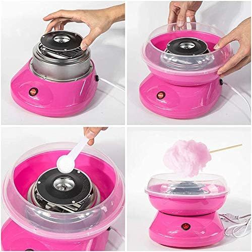  [아마존베스트]Napacoh Candy Floss Machine Automatic Electric DIY Candy Floss Machine Portable Sugar Fairy Dental Floss Machine White *EU Plug