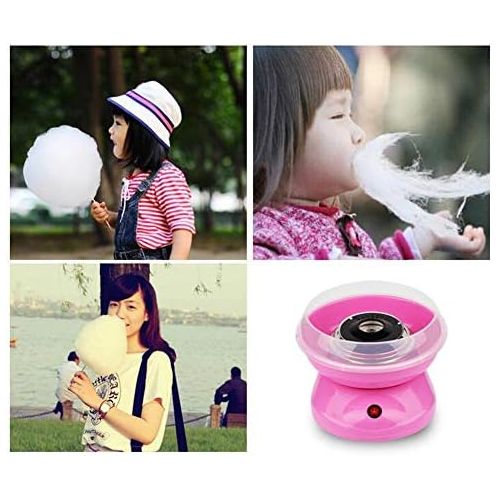  [아마존베스트]Napacoh Candy Floss Machine Automatic Electric DIY Candy Floss Machine Portable Sugar Fairy Dental Floss Machine White *EU Plug