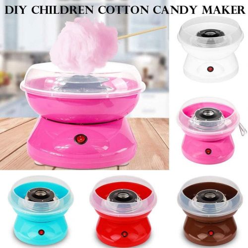  [아마존베스트]Napacoh Candy Floss Machine Automatic Electric DIY Candy Floss Machine Portable Sugar Fairy Dental Floss Machine White *EU Plug