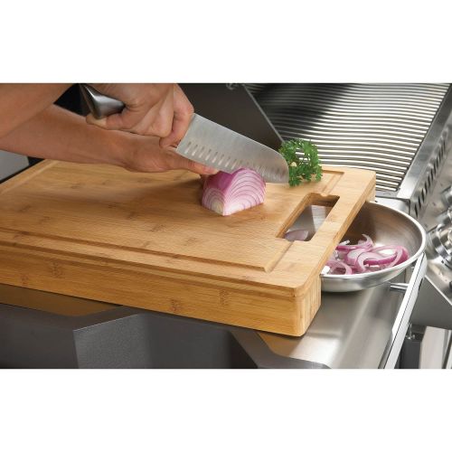  Napoleon PRO Cutting Board with Stainless Steel Bowls