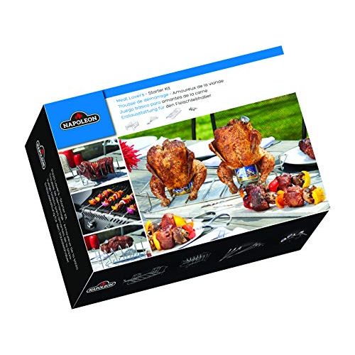  Napoleon 90001 Meat Lovers-Starter Kit Grill Accessory, Multi