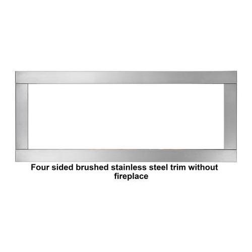  Napoleon LT48SS Outdoor Fireplace Trim for GSS48 Galaxy Fireplaces - Stainless Steel