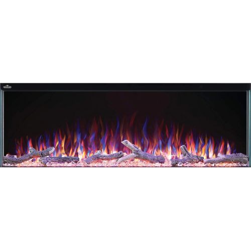  Napoleon Trivista-NEFB50H-3SV Wall Hanging Electric Fireplace, 50 Inch, Black