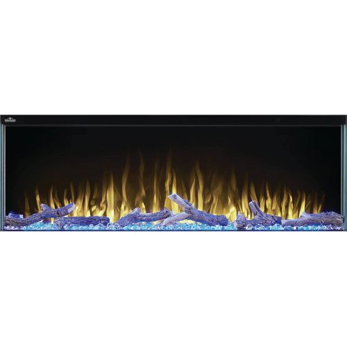  Napoleon Trivista-NEFB50H-3SV Wall Hanging Electric Fireplace, 50 Inch, Black