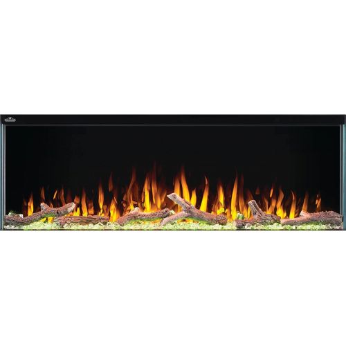  Napoleon Trivista-NEFB50H-3SV Wall Hanging Electric Fireplace, 50 Inch, Black