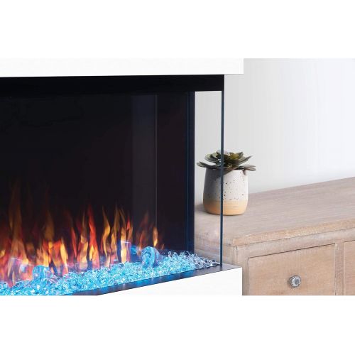  Napoleon Trivista-NEFB50H-3SV Wall Hanging Electric Fireplace, 50 Inch, Black