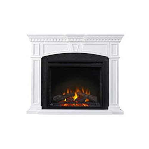  Napoleon Taylor-NEFP33-0214W Electric Fireplace with Mantel, 33 Inch, White