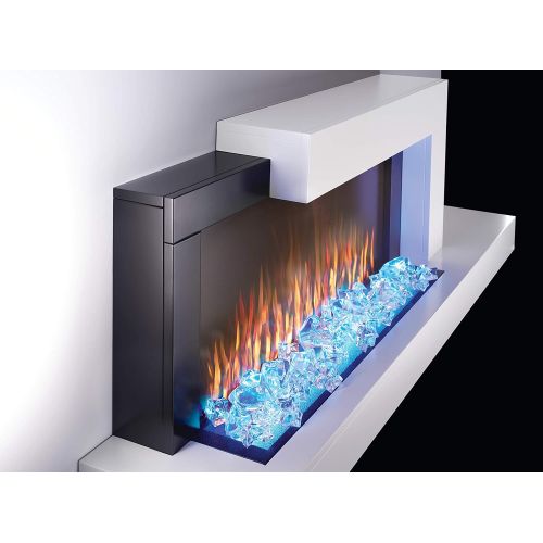  Napoleon Stylus-NEFP32-5019W Wall Hanging Electric Fireplace, 32 Inch, White