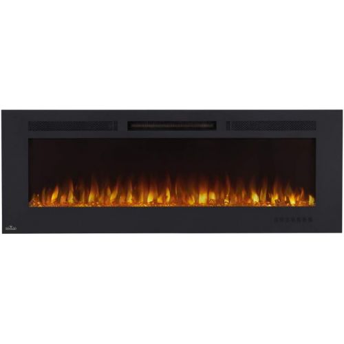  Napoleon Allure-NEFL60FH-MT-Mesh Front Wall Hanging Electric Fireplace, 60 Inch, Black