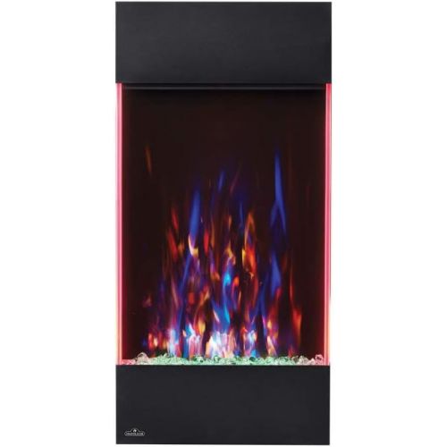  Napoleon Allure-NEFVC32H Vertical Wall Hanging Electric Fireplace, 32 Inch, Black