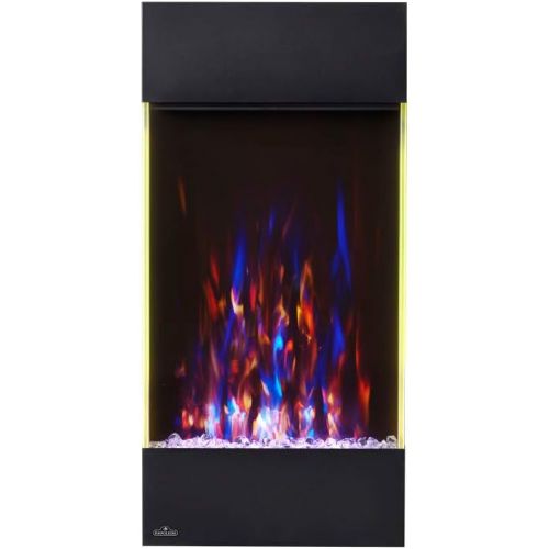  Napoleon Allure-NEFVC32H Vertical Wall Hanging Electric Fireplace, 32 Inch, Black