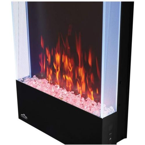 Napoleon Allure-NEFVC32H Vertical Wall Hanging Electric Fireplace, 32 Inch, Black