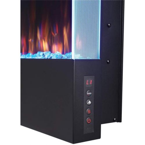  Napoleon Allure-NEFVC32H Vertical Wall Hanging Electric Fireplace, 32 Inch, Black