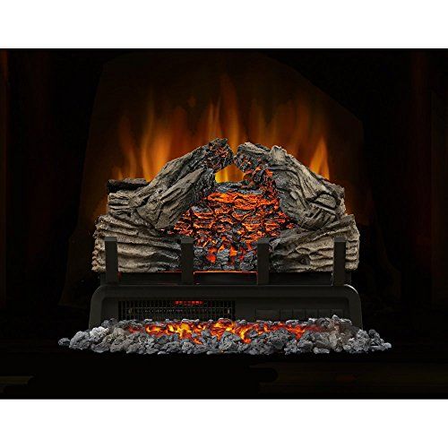  Napoleon Woodland 18 - NEFI18H - Electric Log Set, Electric Fireplace, 18-in, Hand Painted Realistic Logs, High Intensity LED Lights, Realistic Fire, Glowing Logs, Fireplace Insert