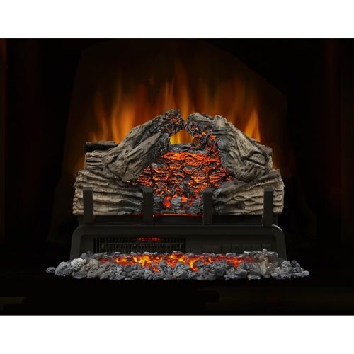  Napoleon Woodland 18 - NEFI18H - Electric Log Set, Electric Fireplace, 18-in, Hand Painted Realistic Logs, High Intensity LED Lights, Realistic Fire, Glowing Logs, Fireplace Insert