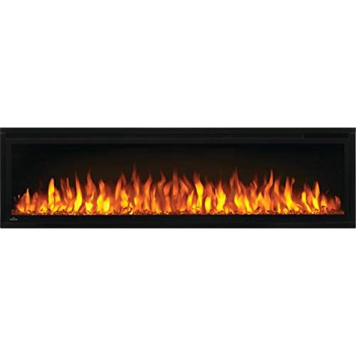  Napoleon Entice Series Wall Hanging Electric Fireplace, 60 Inch, Black