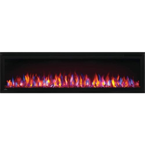  Napoleon Entice Series Wall Hanging Electric Fireplace, 60 Inch, Black