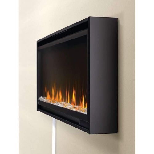  Napoleon Alluravision 60-NEFL60CHS-Slim Wall Hanging Electric Fireplace, 60 Inch Slim, Black