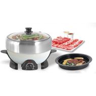 Narita 2.0 Qt NEC-202B Electric Shabu Shabu and Grill For Traveling , Party By C&H Solutions