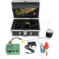 Underwater Fishing Camera, Waterproof Camera Underwater 9in LCD Monitor Fishing Camera High Definition 1000TVL 30m Cable 15pcs Infrared Lights