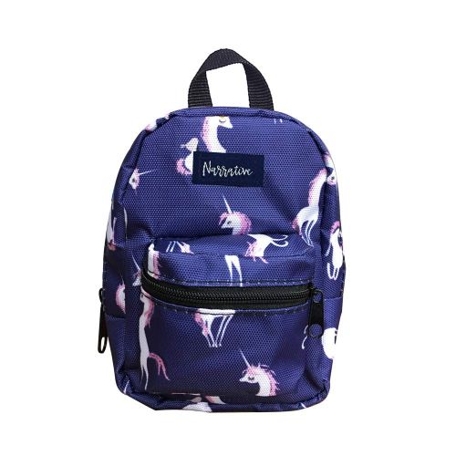  Narrative Brands Narrative Micro Mini Backpack for 18” American Doll & Young GirlsAdorable Mini Backpack for Dolls Unicorn Design Bag for Dolls (Dancing Unicorn)