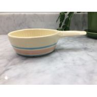 /Narwhalsemporium McCoy pink and blue stripe personal casserole dish 874