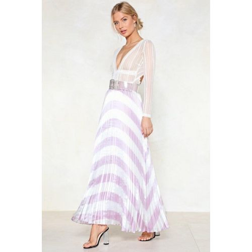  Nasty Gal Youre Chevron in a Million Maxi Skirt