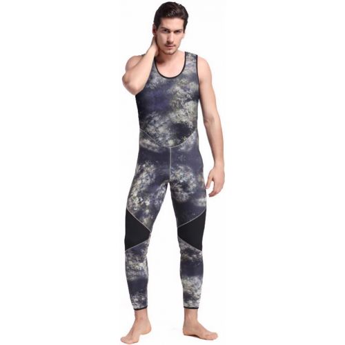  Men 5mm Spearfishing Premium Camouflage Neoprene Wetsuit Scuba Diving Suit Hoodie Snorkeling Suits