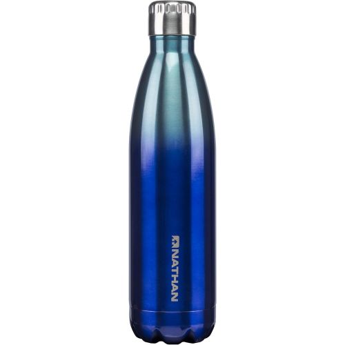  Nathan Chroma Steel Water Bottle, BPA Free, 17oz & 25oz