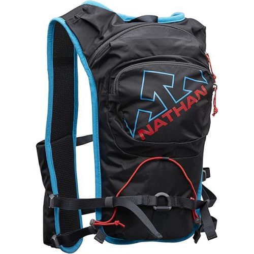  Nathan QuickStart 6L Hydration Vest Pack with 1.5L Bladder Included. One Size Fits Most. Backpack for Men and Women.