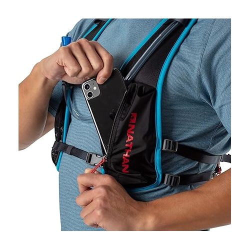  Nathan QuickStart 6L Hydration Vest Pack with 1.5L Bladder Included. One Size Fits Most. Backpack for Men and Women.