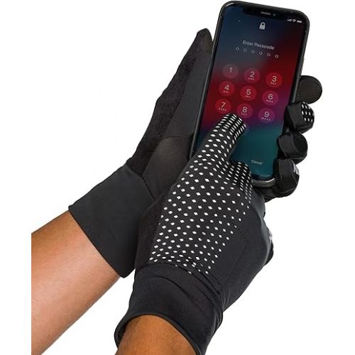  Nathan Reflective Gloves. for Running and Outdoor Activity. Touch Screen Finger for Smartphone Use.