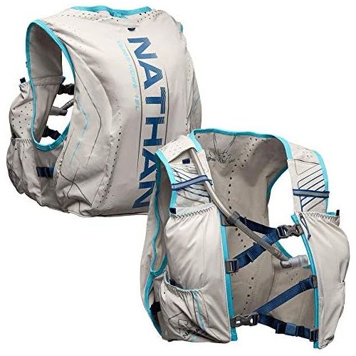  Nathan Women’s Hydration Pack/Running Vest VaporHowe 2.0 12L Capacity with 1.6 L Water Bladder, Hydration Backpack Running, Marathon, Hiking, Outdoors, Cycling and More