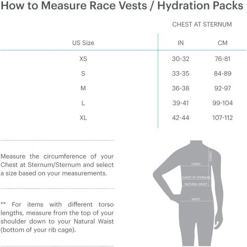  Nathan Vaporkrar Hydration Pack Running Vest, Includes two 12oz Flasks with Extended Straws, Compatible with 1.5L Reservoir Bladder, Mens