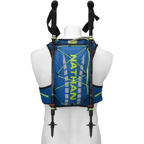  Nathan Vapor Air 7L Hydration Race Vest Electric Blue Lemonade, XS