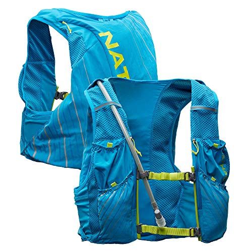  Nathan Pinnacle 12L Hydration Pack Running Vest with 1.6L Water Bladder Included. Hydration Backpack for Women / Men / Unisex. for Runs, Hiking, Cycling and More