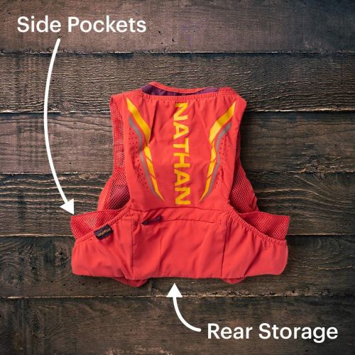  Nathan VaporMag Running Hydration Pack for Women, Hydration Race Vest Includes Two 12oz flasks, Reflective