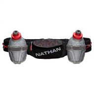 Nathan Hydration Insulated Running Belt Trail Mix Plus - Adjustable Running Belt ? TrailMix Includes 2 Insulated Bottles/Flask ? with Storage Pockets. Fits Most iPhones