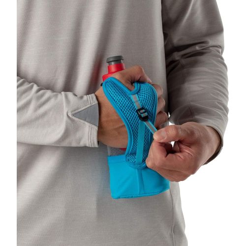  Nathan Running Handheld Quick Squeeze. No-Grip Adjustable Hand Strap. 12oz / 18oz / Insulated. Reflective Hydration Water Bottle.