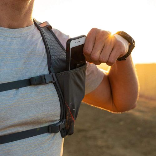  [아마존베스트]Nathan TrailMix Running Vest/Hydration Pack. 7L (7 Liters) for Men and Women | 2L Bladder Included (2 liters). Zipper, Phone Holder, Water