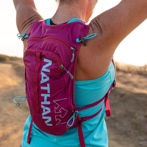  Nathan TrailMix Running Vest/Hydration Pack. 7L (7 Liters) for Men and Women 2L Bladder Included (2 liters). Zipper, Phone Holder, Water