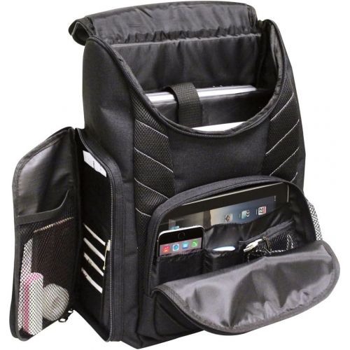  Natico 60-3620-BK Hi Tech Computer Backpack, Black